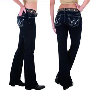 Wrangler Jackson Jewels Retro Mae Boot cowgirl Hipster (have been hemmed)